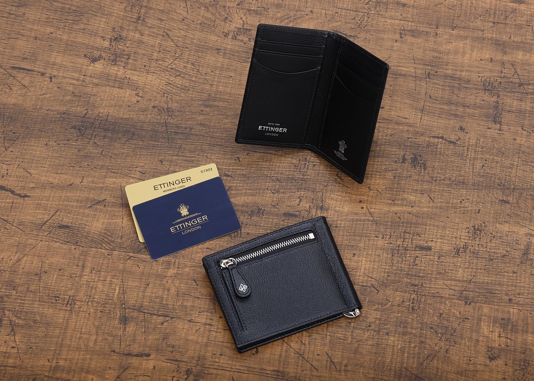 New additions from the Capra Collection: a card case and a money clip.